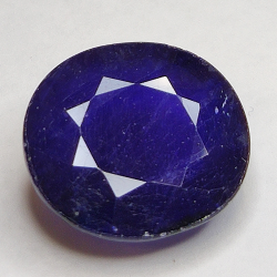 15.86ct Blue Sapphire oval cut 16.1x14.2mm