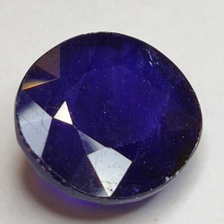 15.86ct Bleu Saphir coupe ovale 16.1x14.2mm