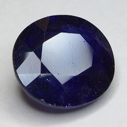 12.72ct Blauer Saphir Ovalschliff 14.9x13.5mm