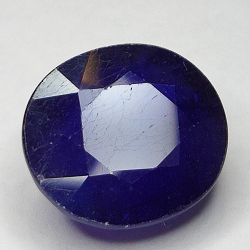 15.05ct Blauer Saphir Ovalschliff 15.3x13.8mm