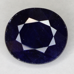 9.79ct Blue Sapphire oval cut 13.4x11.9mm