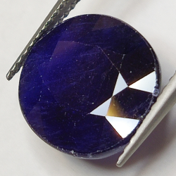 9.79ct Blue Sapphire oval cut 13.4x11.9mm