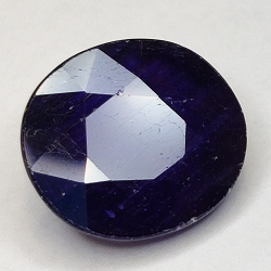 7.30ct Blauer Saphir Ovalschliff 12.7x11.3mm