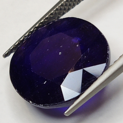 8.63ct Blue Sapphire oval cut 13.5x12.4mm