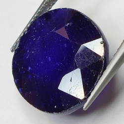 17.24ct Blauer Saphir Ovalschliff 15.9x14.0mm