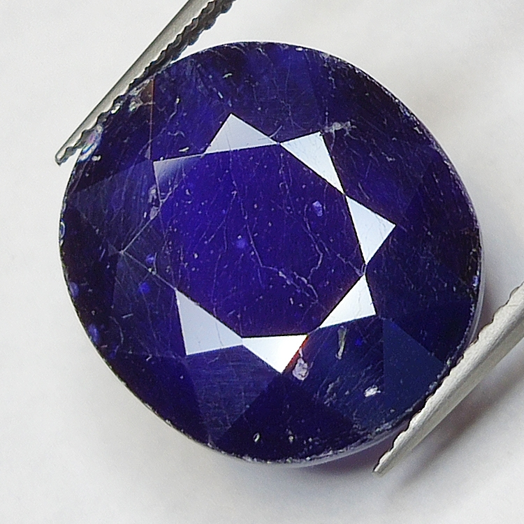 17.24ct Blauer Saphir Ovalschliff 15.9x14.0mm