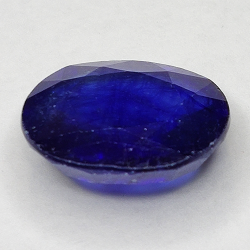 10.51ct Zaffiro blu taglio ovale 14.3x12.8mm