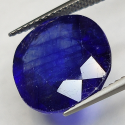 10.51ct Blauer Saphir Ovalschliff 14.3x12.8mm