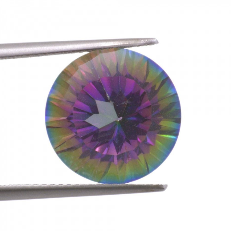 10,60ct.Mystic Quartz Round Cut