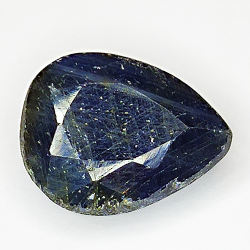 15.60ct Blauer Saphir birnenschliff 16.0x12.6mm