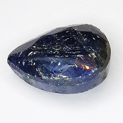 15.60ct Blauer Saphir birnenschliff 16.0x12.6mm