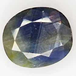 10.55ct Blauer Saphir Ovalschliff 13.5x11.3mm