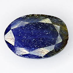 8.35ct Bleu Saphir coupe ovale 14.2x10.0mm