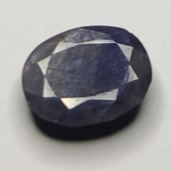 5.50ct Blauer Saphir Ovalschliff 12.6x10.2mm