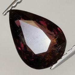 1.46ct Pear cut rubellite tourmaline 8.9x6.2mm