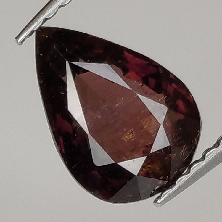 1.46ct Pear cut rubellite tourmaline 8.9x6.2mm