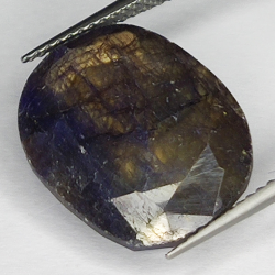 16.15ct Blauer Saphir Ovalschliff 16.2x13.3mm