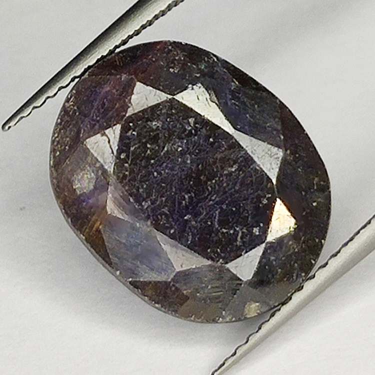 15.35ct Blauer Saphir Ovalschliff 15.3x12.3mm