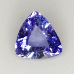 1.30ct Zaffiro Blu taglio trillante 7.3x6.7mm