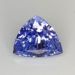 1.23ct Blue Sapphire trilliant cut 6.9x5.7mm