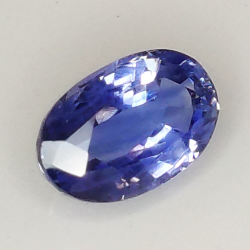 1.13ct Saphir Bleu coupe ovale 7.0x4.5mm