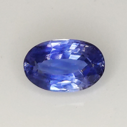 1.13ct Saphir Bleu coupe ovale 7.0x4.5mm