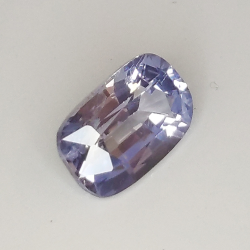 1.31ct Violet Sapphire cushion cut 7.9x5.0mm