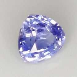 1.07ct Zaffiro Blu taglio trillante 5.7x5.4mm