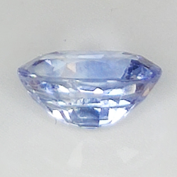 1.06ct Saphir Violet coupe ovale 6.9x5.0mm