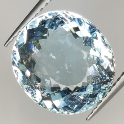 6.62ct Aquamarine oval cut 12.5x11.5mm