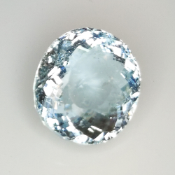 6.62ct Aquamarine oval cut 12.5x11.5mm