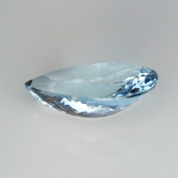 7.22ct Acquamarina taglio pera 18.1x12.0mm