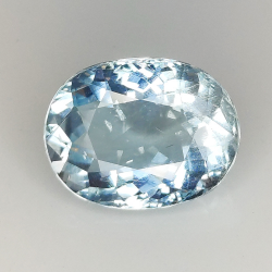 5.34ct Aguamarina talla oval 13.2x10.1mm