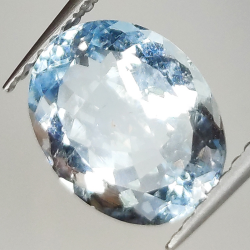 2.24ct Aquamarine oval cut 10.1x7.9mm