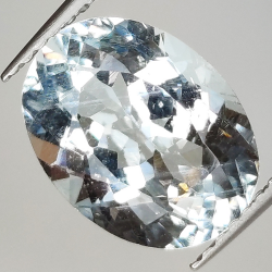 3.58ct Aquamarine oval cut 11.8x8.8mm