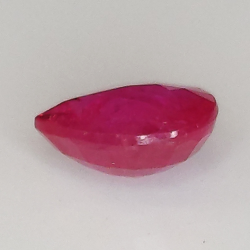 1.19ct Certified Pear Cut Ruby 7.2x5.8mm