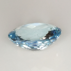 4.77ct Aquamarine oval cut 12.2x10.7mm