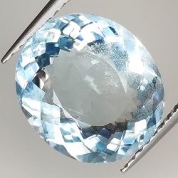 4.77ct Aquamarine oval cut 12.2x10.7mm