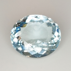 4.77ct Aquamarine oval cut 12.2x10.7mm