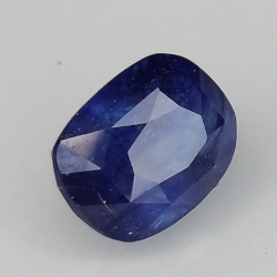 1,63ct Blauer Saphir Kissenschliff 6,8x5,5mm