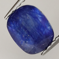 Cuscino in zaffiro blu da 1,63 ct, 6,8 x 5,5 mm