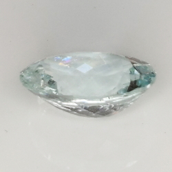 4.39ct Acquamarina taglio ovale 13.4x10.4mm