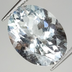 3.28ct Aquamarine oval cut 11.8x8.9mm