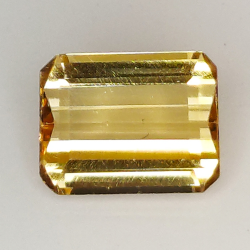 1.73ct Champagne Topaz emerald cut 7.6x5.9mm