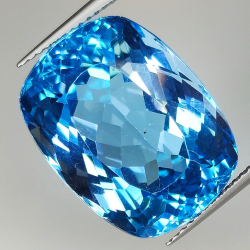 29.56ct Topacio Azul talla cojín 19.6x14.9mm