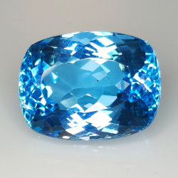 29.56ct Blautopas kissenschliff 19.6x14.9mm