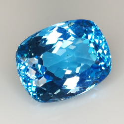 29.56ct Blautopas kissenschliff 19.6x14.9mm