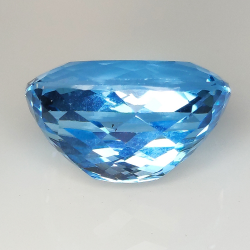 29.56ct Topazio Blu taglio cuscino 19.6x14.9mm