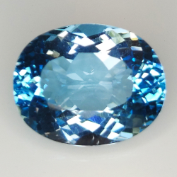 19.41ct Topacio Azul talla oval 18.5x14.4mm