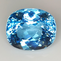 22.68ct Topacio Azul talla cojín 17.2x14.3mm